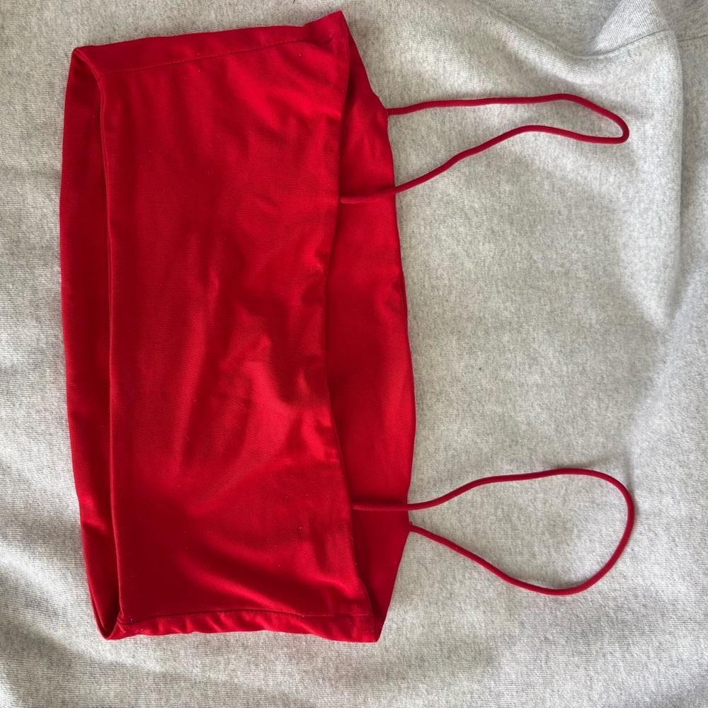 Red Tube Top - Picture 2 of 2